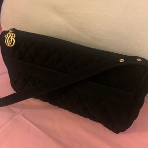 Vera Bradley quilted black bag